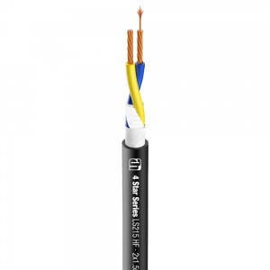 K4 LS 215 HF - Reproduktorový kábel 2 x 1,5 mm2, vysoko flexibilný, čierny
