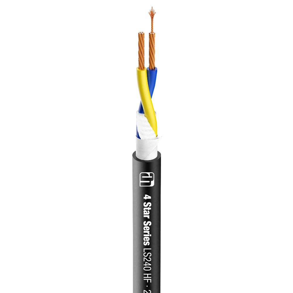 K4 LS 240 HF - Speaker Cable 2 x 4.0 mm2 highly flexible black