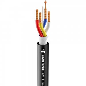 K4 LS 625 HF - Speaker Cable 6 x 2.5 mm2 highly flexible black