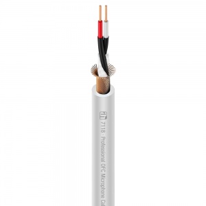 7118 WH - Microphone Cable white