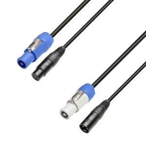 8101 PSDT 1000 - Power & DMX Cable Power Twist In & XLR female to Power