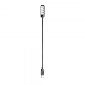 SLED 1 ULTRA USB C - Lampa s husím krkom, USB konektor, 4 COB LED a voliteľné farby 