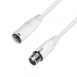 K4 MMF 1500 SNOW - Microphone Cable XLR male to XLR female 15 m white