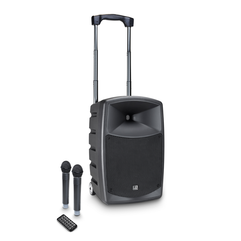 ROADBUDDY 10 HHD 2 B6 - Batériový reproduktor s Bluetooth,mixom a 2 bezdrôtovým mikrofónmi