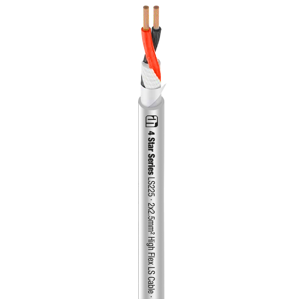K4 LS 225 W - Speaker Cable 2 x 2.5 mm2 White