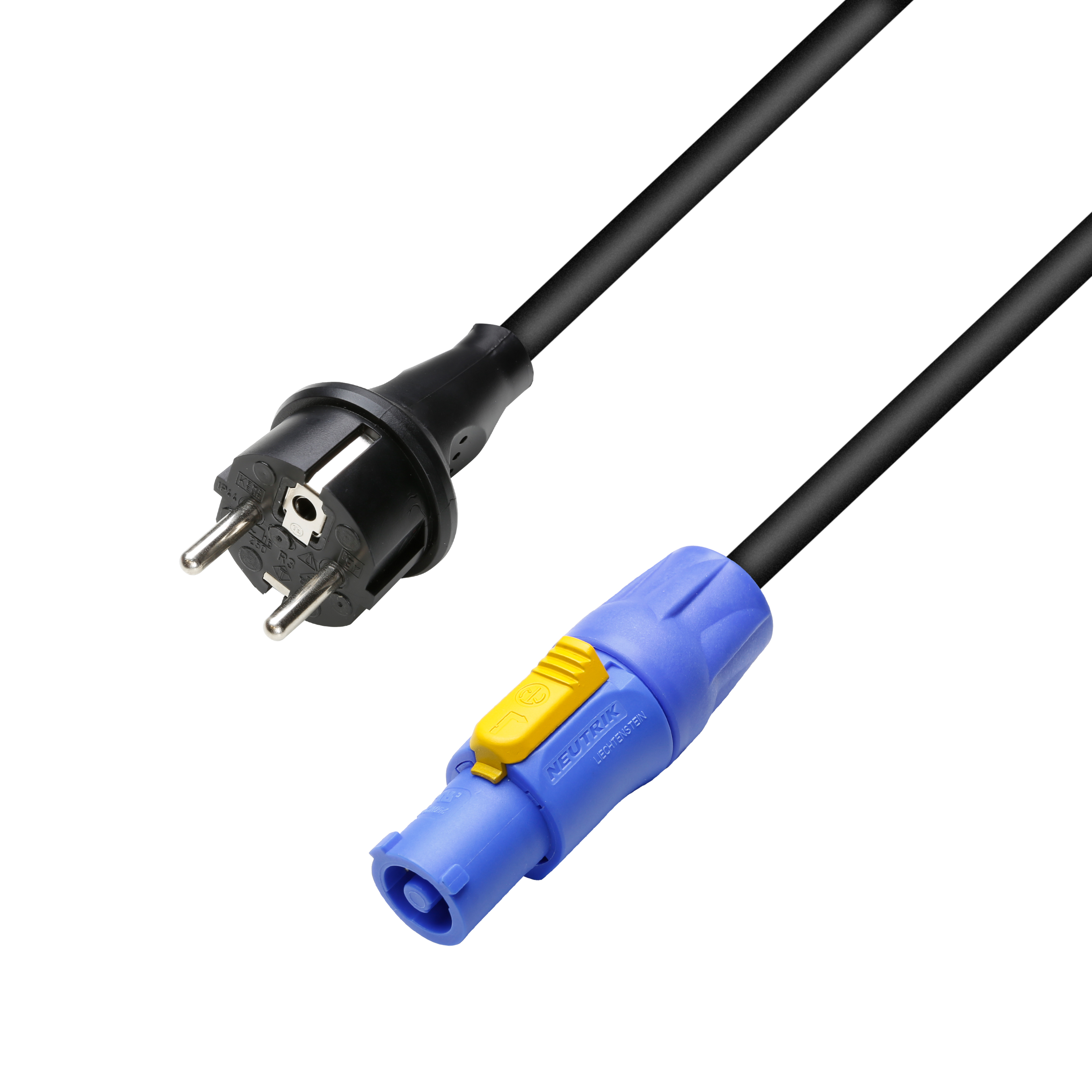 8101 PCON 0500 - Power Cord CEE 7/7 - Powercon 1.5 mm2 5 m