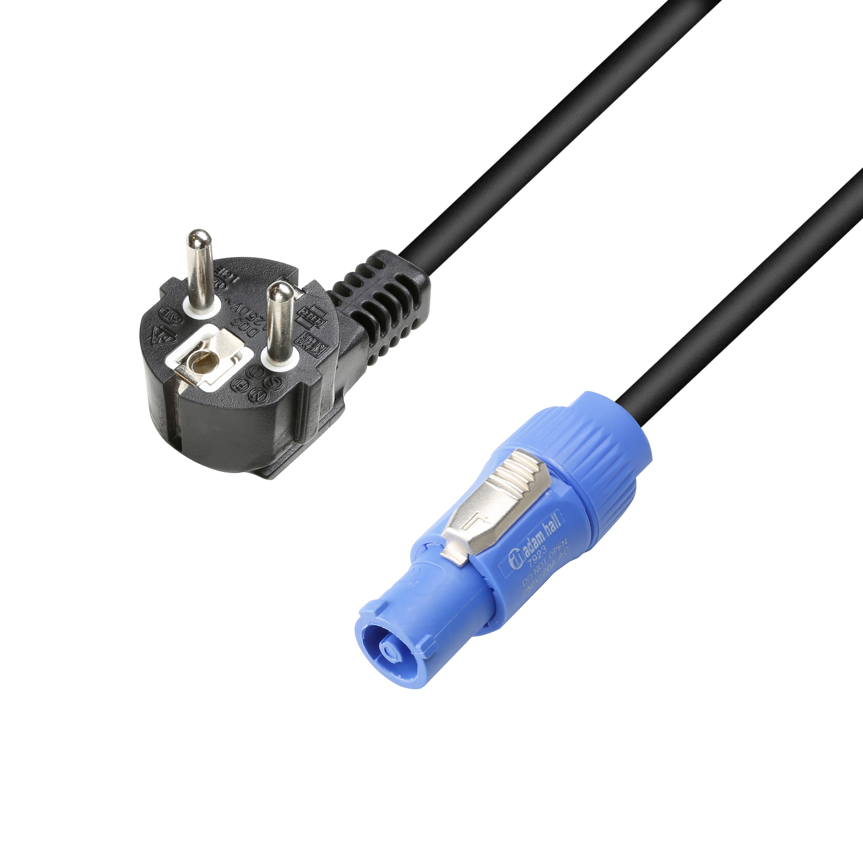 8101 PCON 0500 X - Main power cord CEE 7/7 - Power Twist 1.5 mm2 5 m
