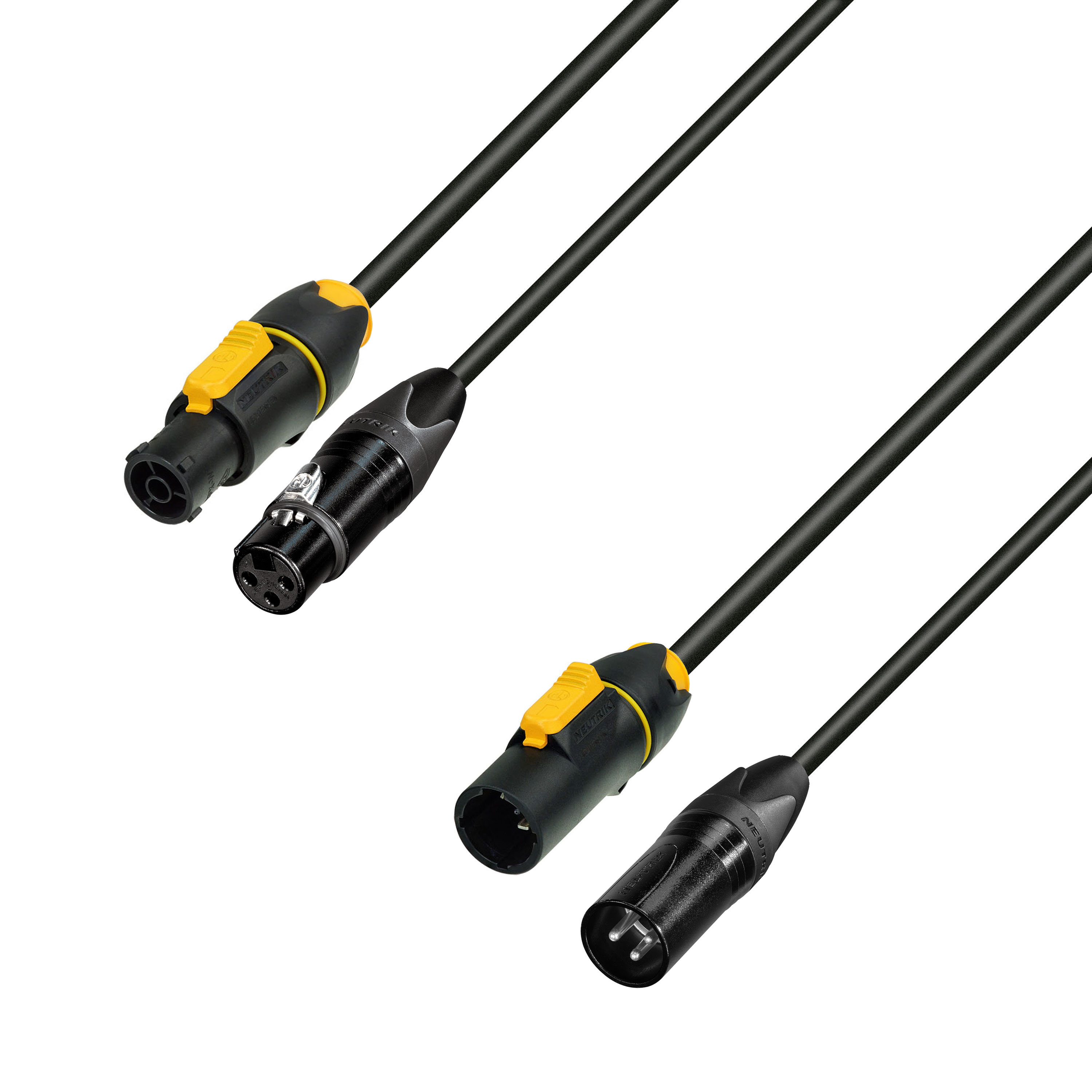 8101 PSDP 0150 N - Power & DMX Cable PowerCon True In & XLR female to Po