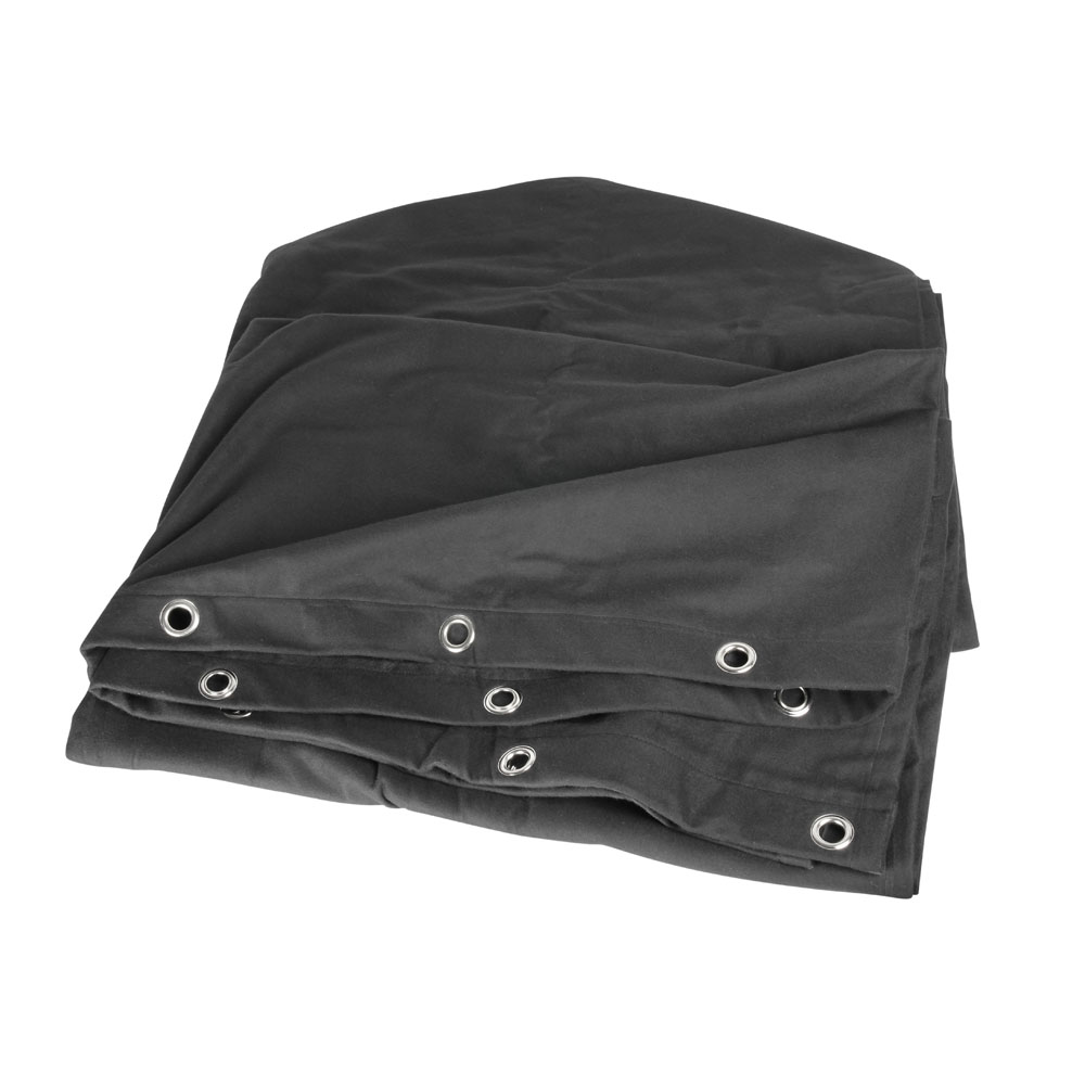 0152 x 34 - Stage Molton B1 with Eyelets - hemmed 3 x 4 m