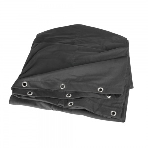 0152 x 34 - Stage Molton B1 with Eyelets - hemmed 3 x 4 m