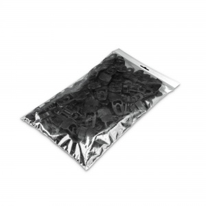 MIDI CLIP BLK M50 AH - Bag Article Midi Clip for Molton black (50x)