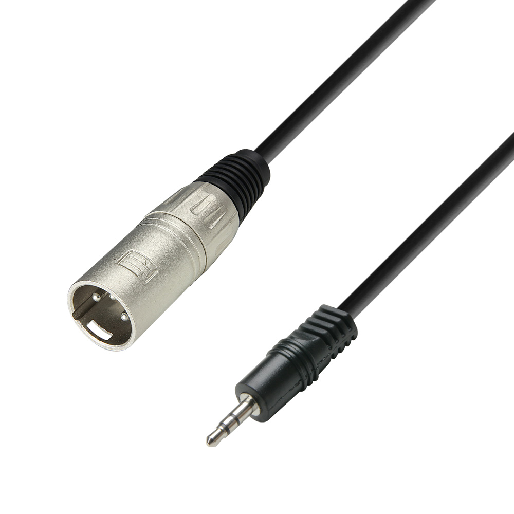 K3 BWM 0300 - Audio Cable 3.5 mm Stereo Jack male to XLR male, 3 m