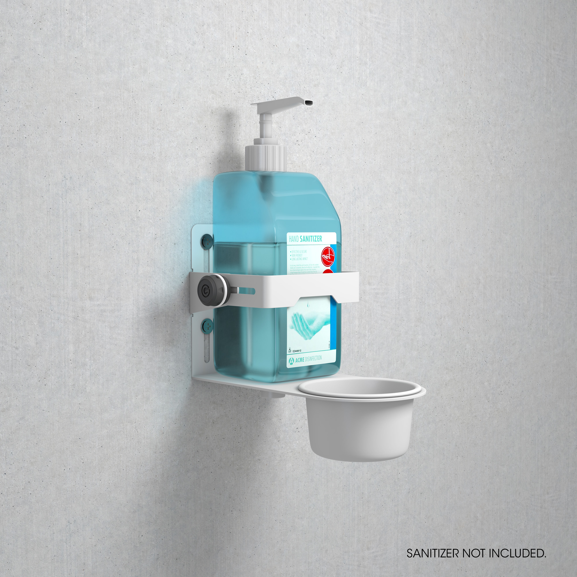 MA DIS 01 W - Universal Disinfectant Holder White