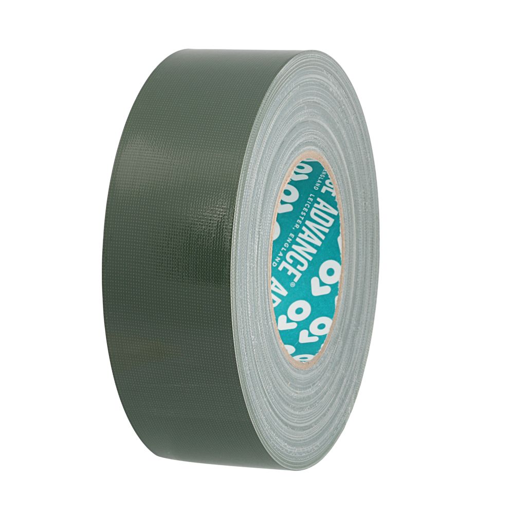 58180 ARMY - Waterproof, bronze-green PE-coated textile tape 50mm x 50m